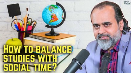 How to balance studies with social time? || Acharya Prashant, at RVCE Bangalore (2022)