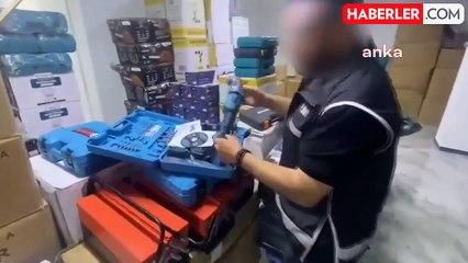 İstanbul'da kaçakçılık operasyonu: 100 milyon liralık malzeme ele geçirildi