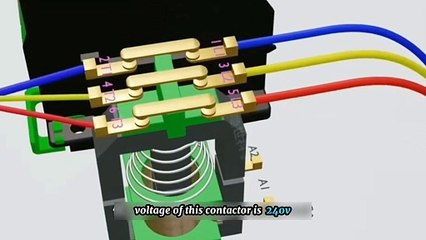 How Contactors Work? Working of Contactor Explained with 3D Animation