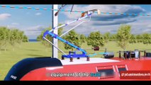 Electric Train Pantograph Working Explained With 3D Animation