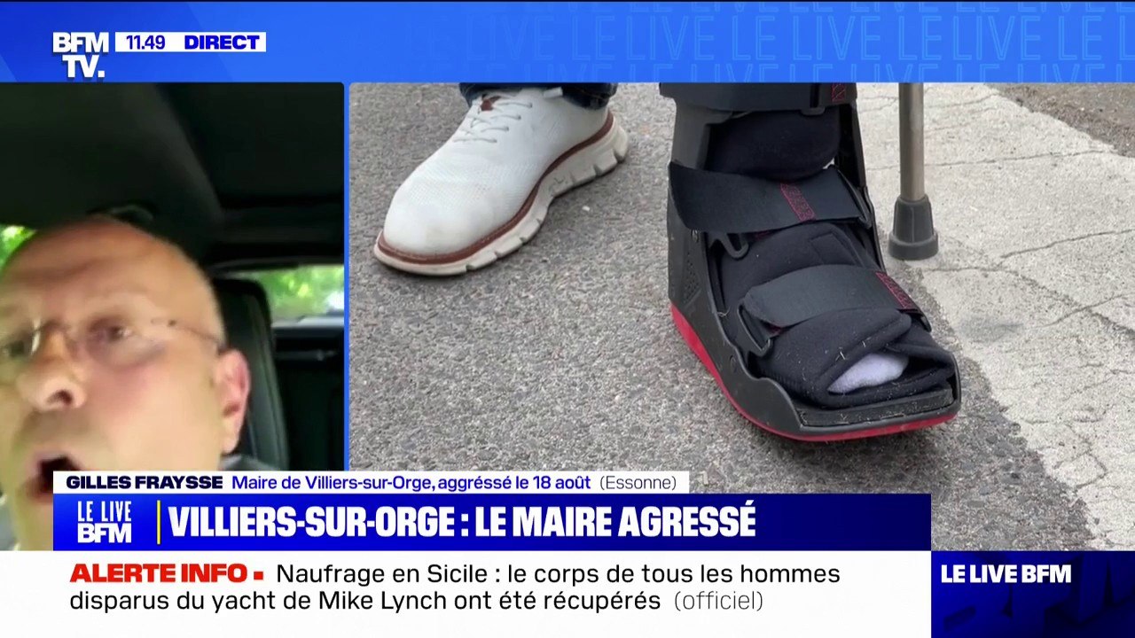 "Ils en sont venus aux mains, ils m'ont ceinturé": Gilles Fraysse, maire de Villiers-sur-Orge, dans l'Essonne, raconte son agression
