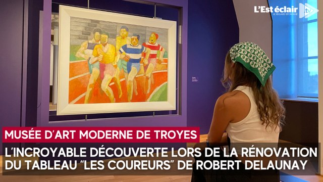 L'incroyable découverte lors de la rénovation du tableau Les Coureurs de Robert Delaunay