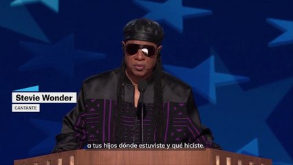 Stevie Wonder: "Sabéis que necesitamos a Kamala Harris"