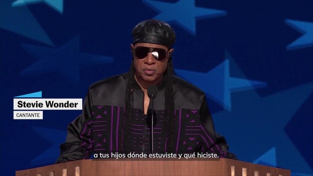 Stevie Wonder: Sabéis que necesitamos a Kamala Harris