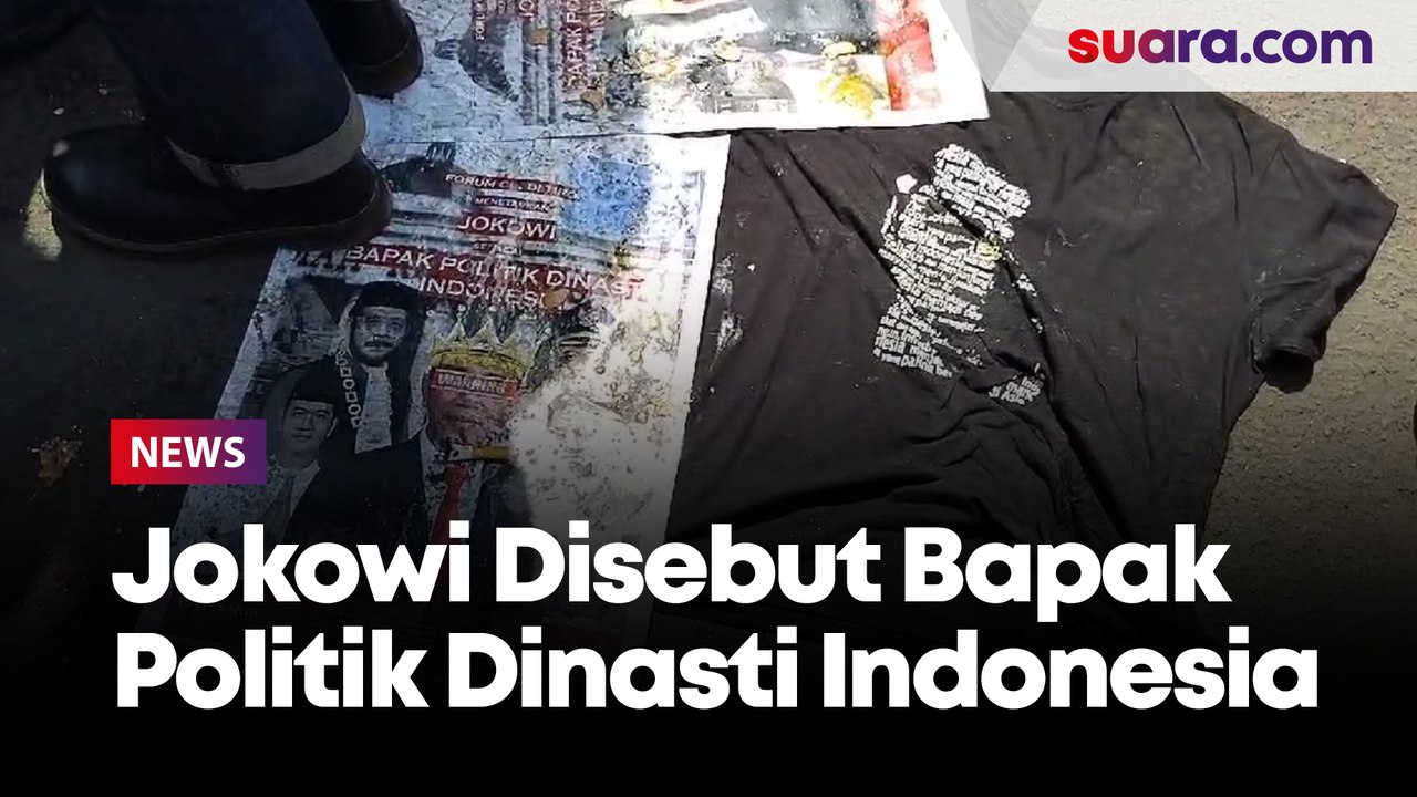 Aksi Jogja Memanggil, Jokowi Disebut Bapak Politik Dinasti Indonesia