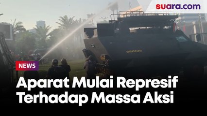 Aparat Mulai Represif Terhadap Massa Unjuk Rasa