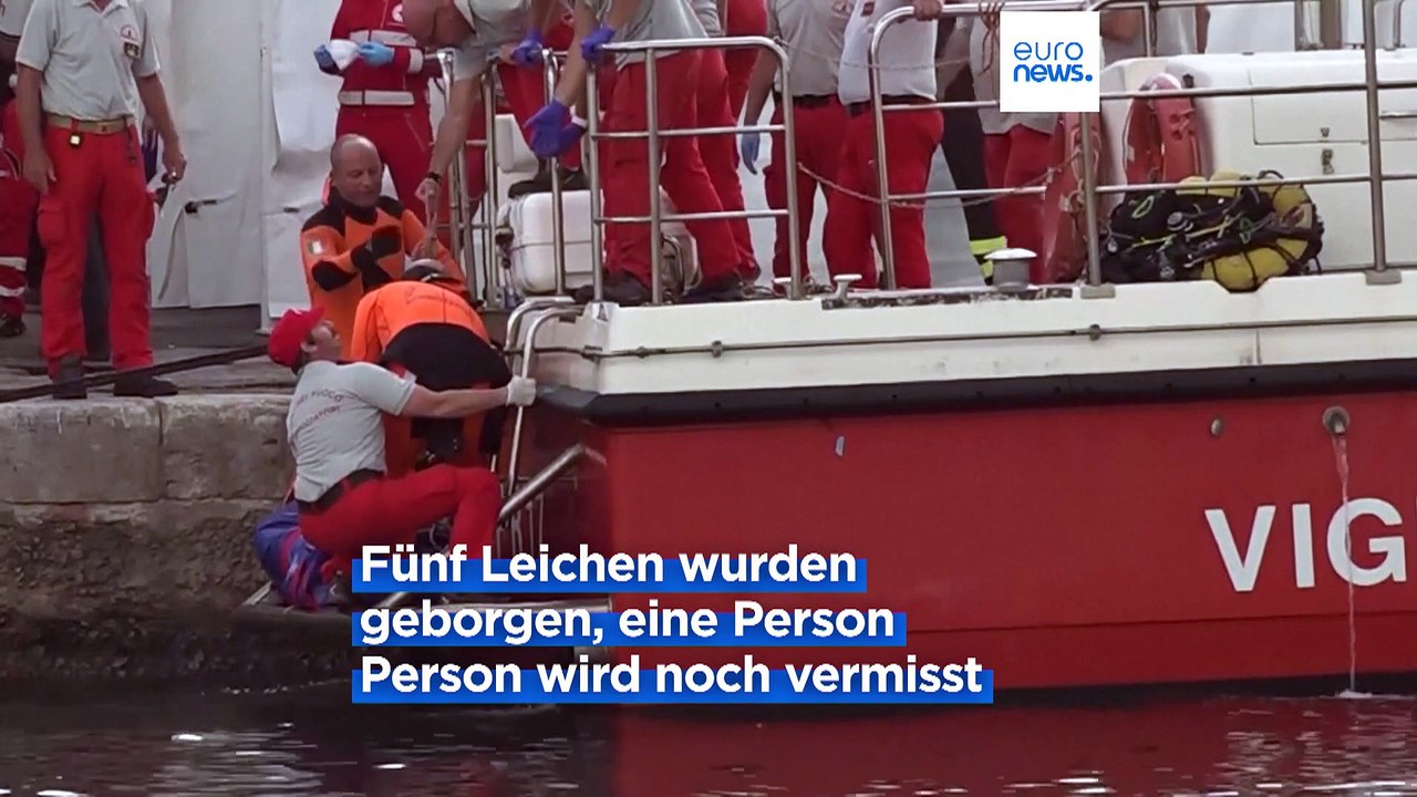 Yacht-Unglück in Sizilien: Leiche des britischen Milliardärs Mike Lynch geborgen