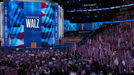 Convenção Democrata nomeia Tim Walz, companheiro de chapa de Kamala Harris