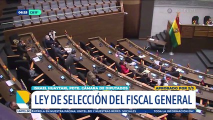 Cámara de Diputados aprueba con modificaciones la ley para la selección y designación del Fiscal General y la devuelve al Senado
