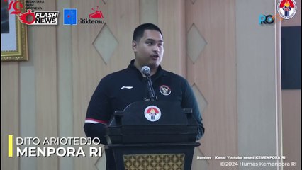 Menpora Dito Hadiri Rapat Koordinasi Satgas PON dan PEPARNAS Tahun 2024