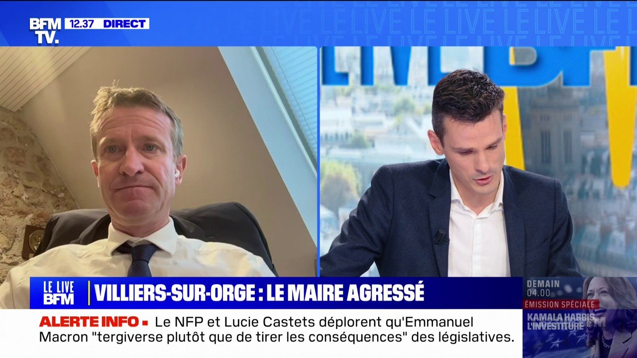 Maire de Villiers-sur-Orge agressé: "Les élus sont au premier rang, et se font littéralement marcher dessus", affirme Jean-Philippe Dugoin Clément (maire UDI de Mennecy)