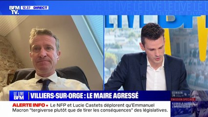 Maire de Villiers-sur-Orge agressé: "Les élus sont au premier rang, et se font littéralement marcher dessus", affirme Jean-Philippe Dugoin Clément (maire UDI de Mennecy)