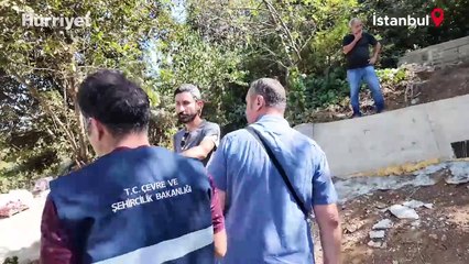 Vaniköy sırtlarındaki villa inşaatı durduruldu