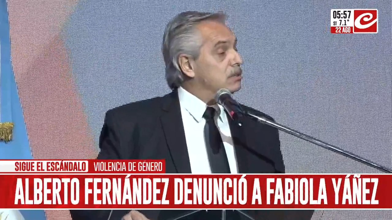 Alberto contraataca. el expresidente presentó una denuncia contra Fabiola Yáñez
