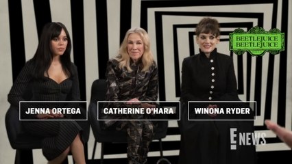 Beetlejuice 2 FULL INTERVIEW | Winona Ryder, Cather..