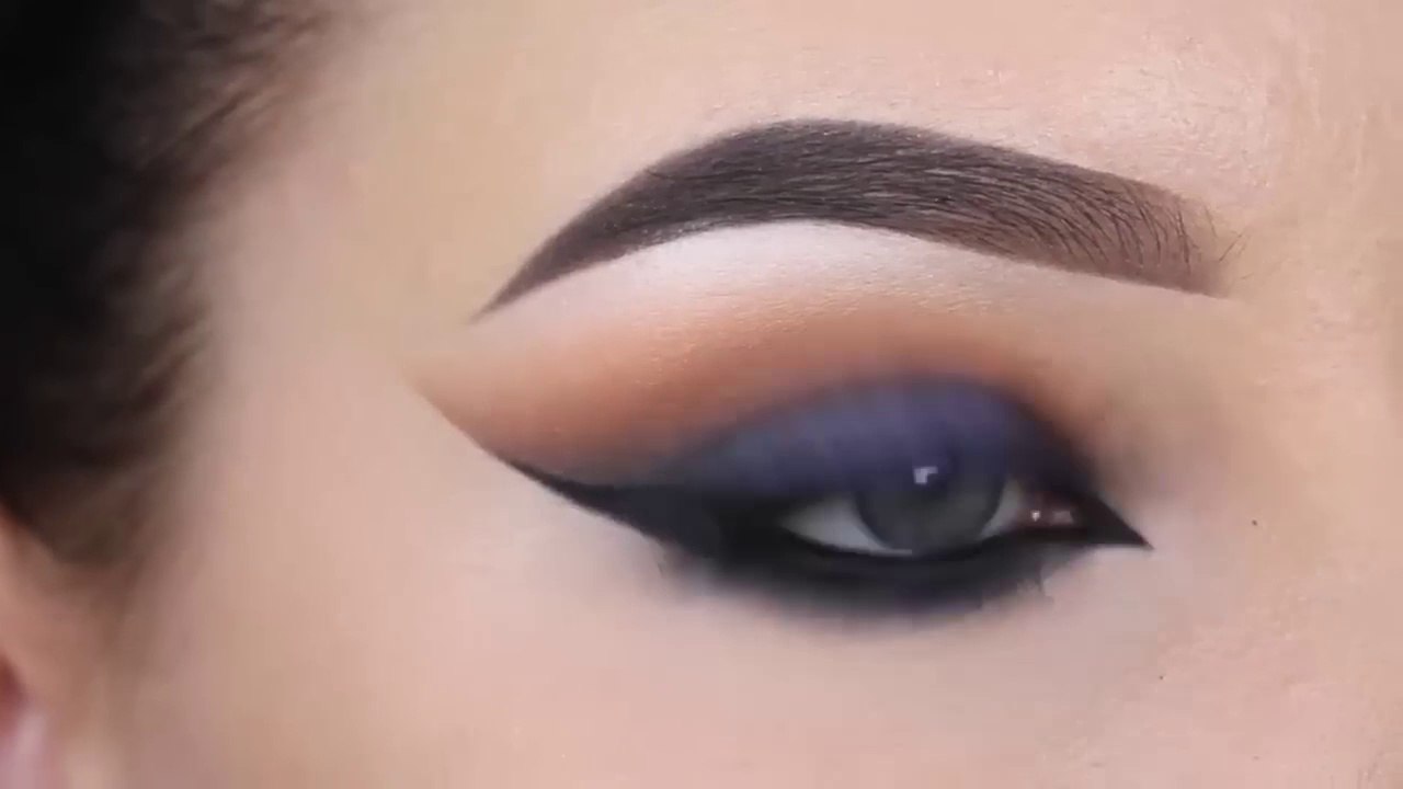 Blue brown smokey cateye tutorial  - MAKEUPBYAN
