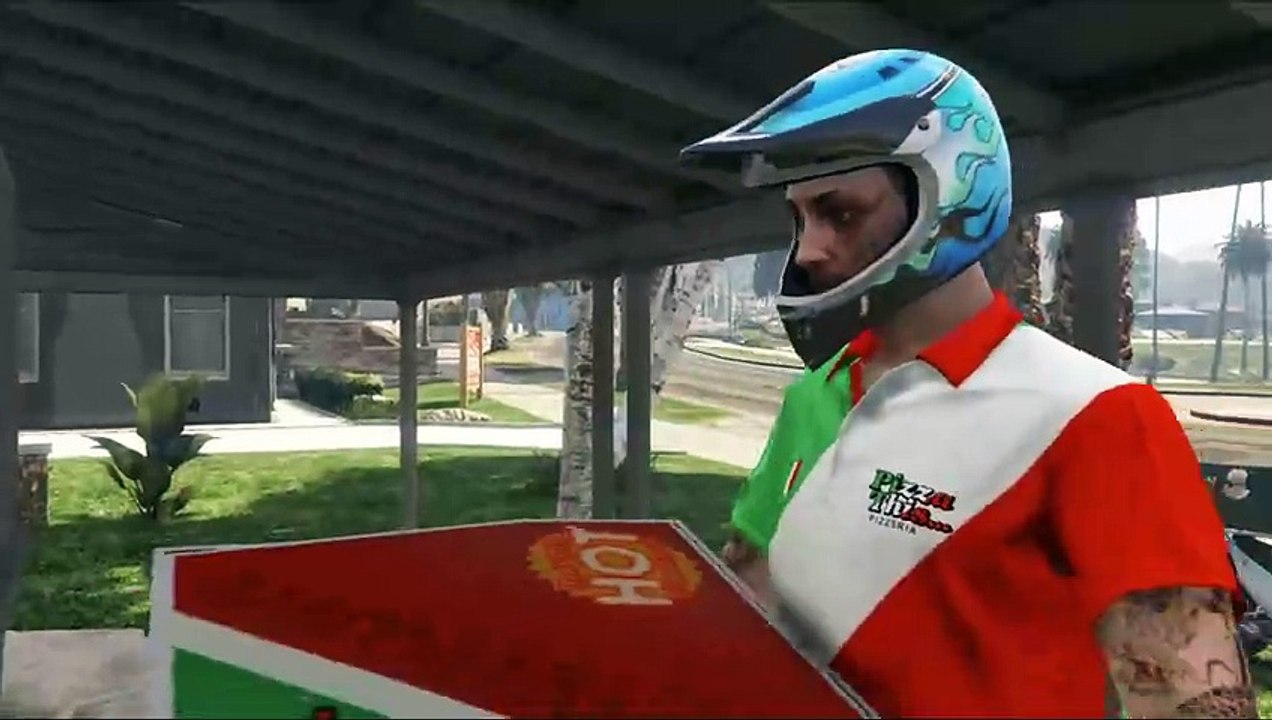 GTA Online Pizza Delivery in Mission Row Day 5