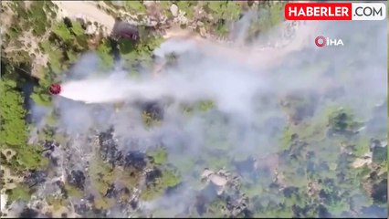 Yatağan'da orman yangını