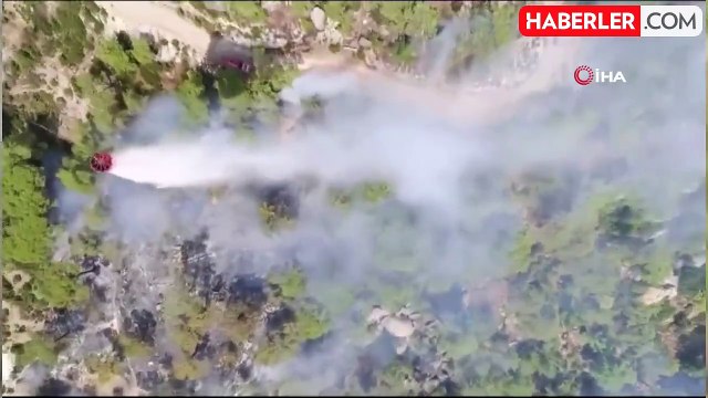 Yatağan'da orman yangını