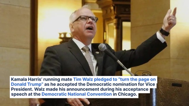 Kamala Harris' VP Pick Tim Walz Promises To 'Turn The Page On Donald Trump' At DNC: 'Never Underestimate A Public School Teacher'