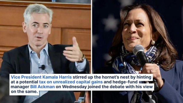Bill Ackman Proposes 'Fair And Practical' Billionaire Tax Plan Amid Kamala Harris' Push To Tax Unrealized Gains
