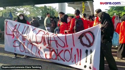 Ribuan Mahasiswa Demo Kawal Putusan MK di Kota Makassar