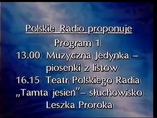 Program Pierwszy - Zakończenie Programu - 05⧸06.09.1992