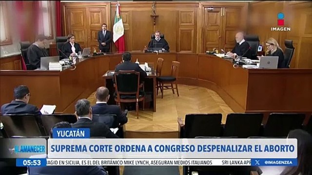 La SCJN ordena al Congreso de Yucatán despenalizar el aborto