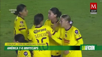 América Femenil debuta en la W Champions Cup con goleada sobre Vancouver Whitecaps