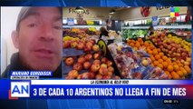 Crisis económica: tres de cada diez argentinos no llegan a fin de mes