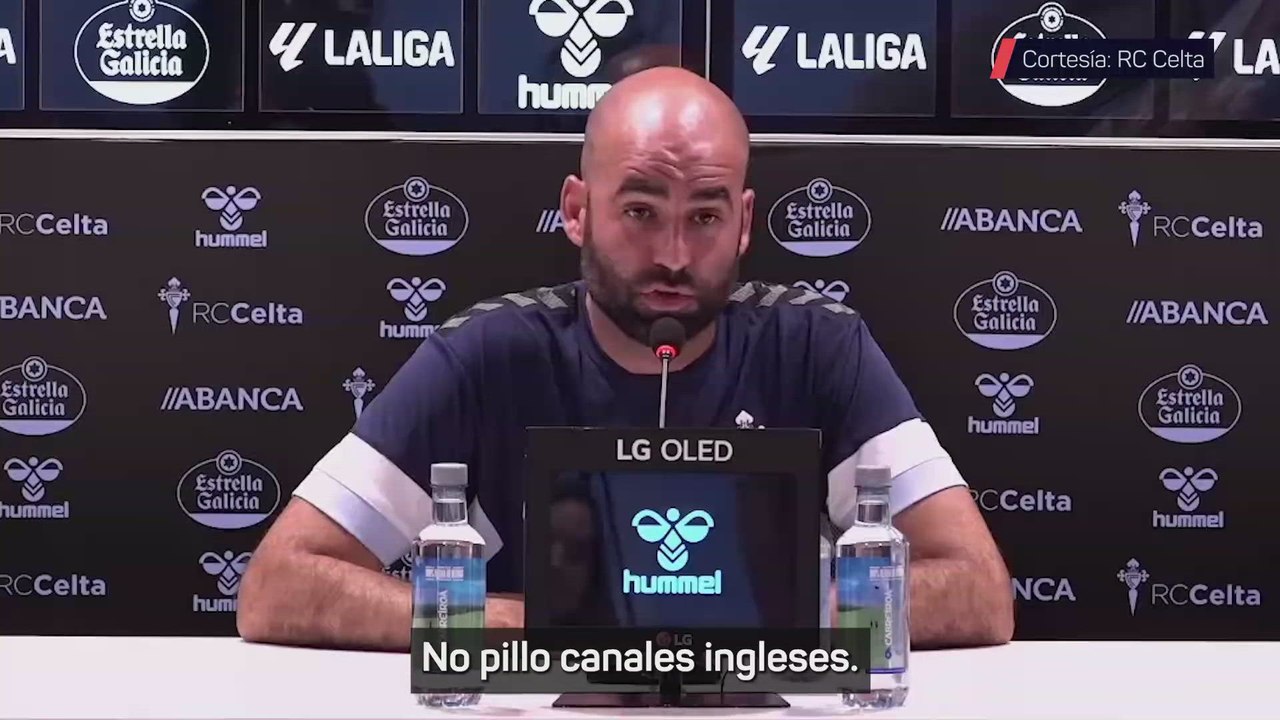 Giráldez y las palabras de Benítez: "No pillo canales ingleses"