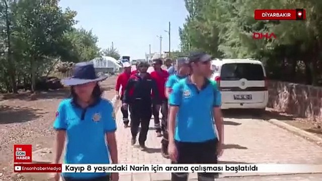 Diyarbakır'da kaybolan 8 yaşındaki Narin için arama çalışması başlatıldı