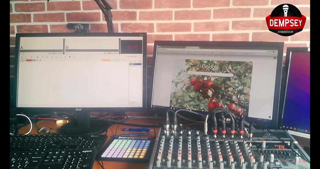 VISITE DE MON STUDIO RADIO - DEMPSEY ANIMATEUR
