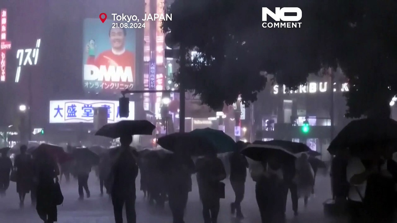 No comment : de fortes précipitations causent des inondations à Tokyo