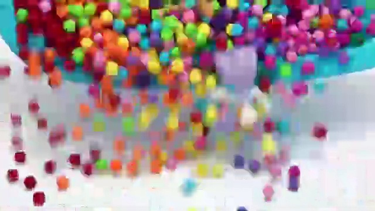 ASMR SATISFYING VIDEO FOR KIDS. Rainbow making in tub