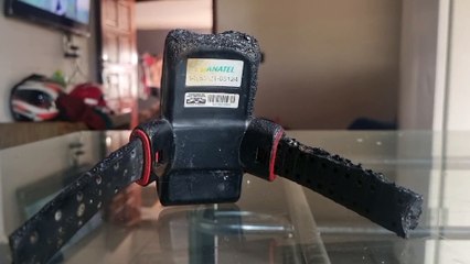 Crianças encontram tornozeleira carbonizada no bairro Interlagos