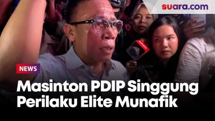 Masinton PDIP: Wajar Mahasiswa Curiga Perilaku Elite yang Munafik