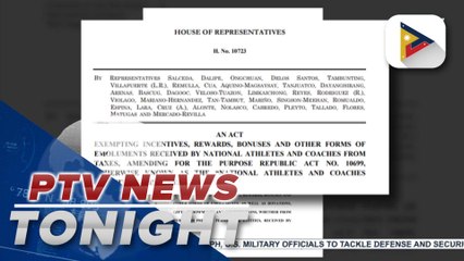 House bill granting tax exemption to Filipino athletes, coaches on rewards, incentives given, other vital proposals passed on third and final reading