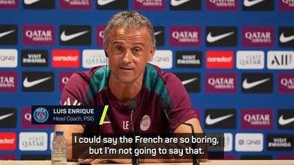 Enrique completely uninterested in Mbappe talk