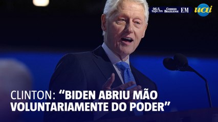 Bill Clinton elogia Biden na Convenção Democrata