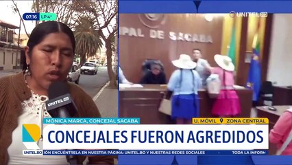 Concejal presentó denuncia tras resultar herida en irrupción al edificio municipal de Sacaba