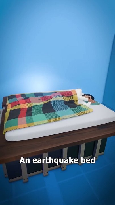 Earthquake Beds (Explained) #USA #Canada #Viral #Famous #trending #UniqueVideo #Viralclips #germany