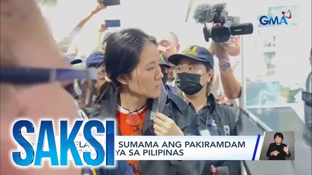 Shiela Guo, sumama ang pakiramdam pagbalik niya sa Pilipinas | Saksi