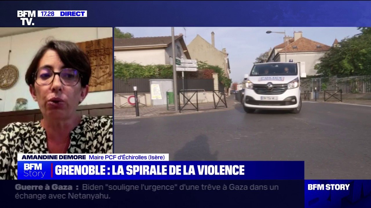 Fusillade à Grenoble: "Je demande des effectifs de police supplémentaires sur le territoire", affirme Amandine Demore, maire PCF d'Échirolles (Isère)