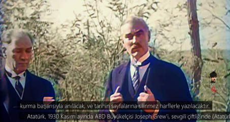 Atatürk parlant le français