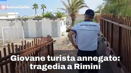 Giovane turista annegato: tragedia a Rimini