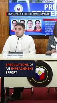 House leaders deny efforts to impeach Vice President Sara Duterte