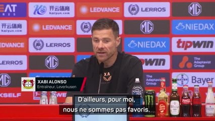 Leverkusen - Alonso : "Le favori, c'est le Bayern !"