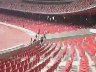 Inside Birds Nest Stadium