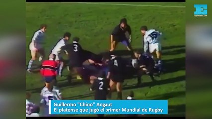Guillermo "Chino" Angaut. Una leyenda del rugby en la antesala de Los Pumas en La Plata